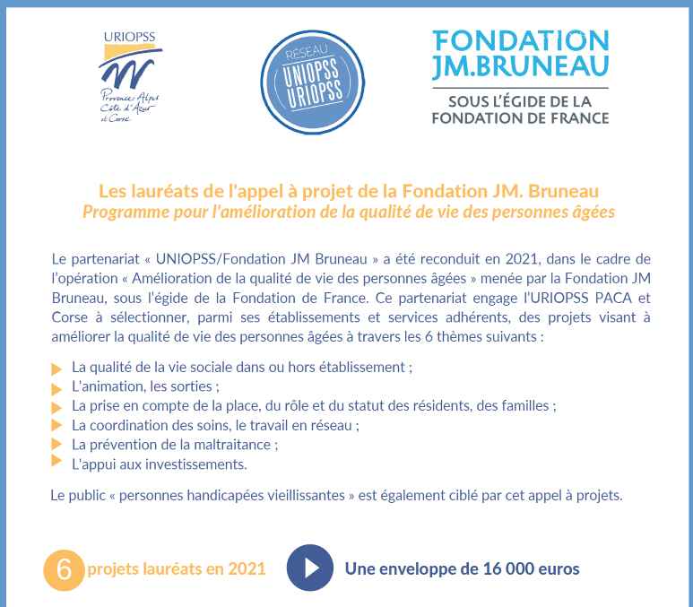 Un projet de la MAS des Ecrins lauréat de la Fondation JM Bruneau